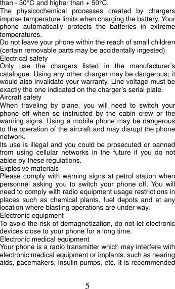 Page 5 of MOBIWIRE MOBILES S241 2G Feature Phone User Manual 