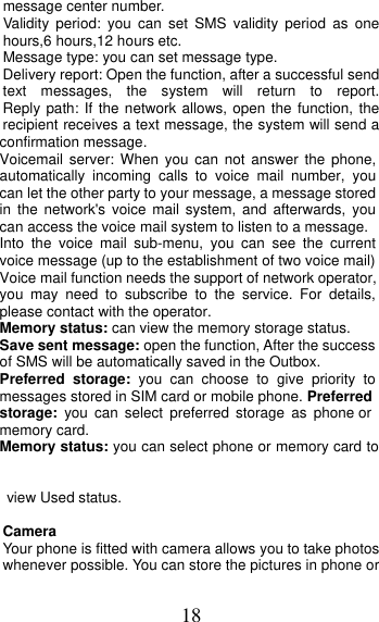 Page 18 of MOBIWIRE MOBILES S241 2G Feature Phone User Manual