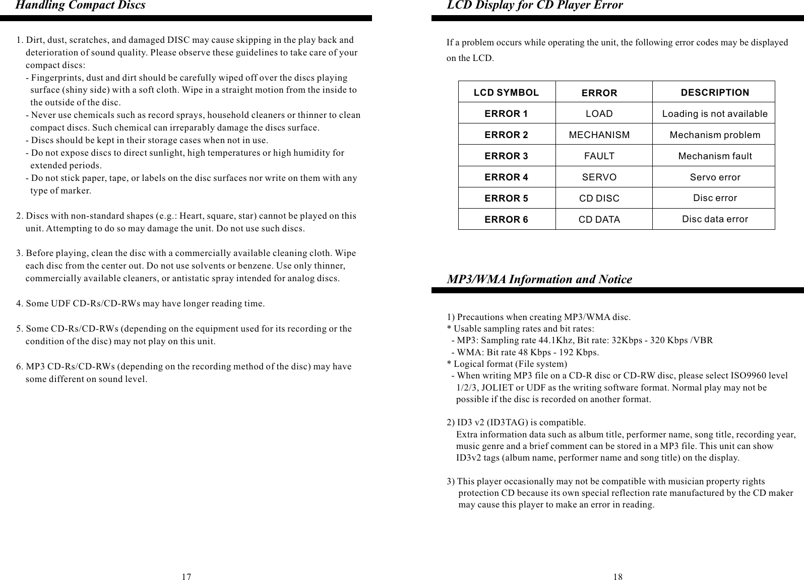 Page 10 of MOTREX MTXA300BA Car Audio System User Manual A 3010 English