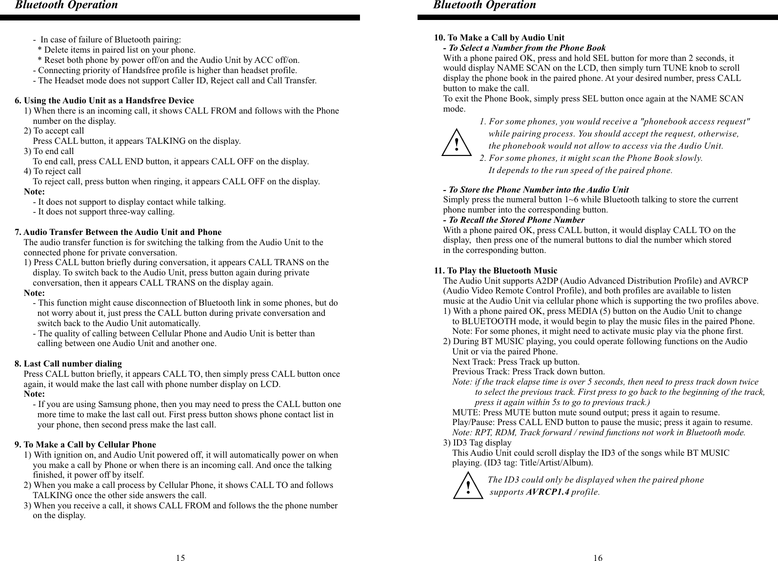 Page 9 of MOTREX MTXA300BA Car Audio System User Manual A 3010 English