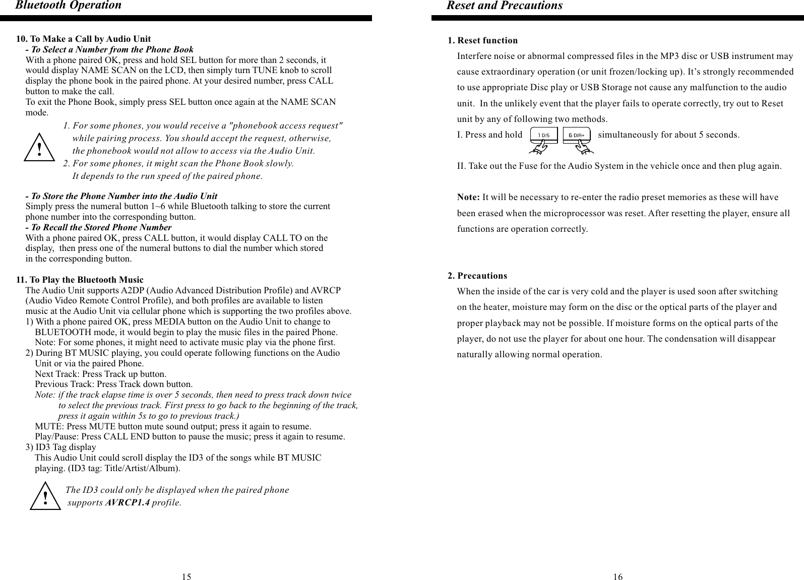 Page 9 of MOTREX MTXA300JA Car Audio System User Manual A 3080 English