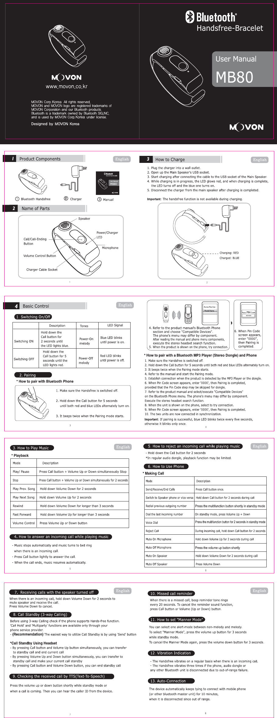 Handsfree-Bracelet