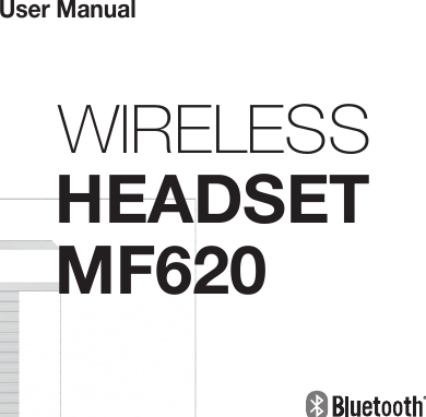 HEADSET MF620WIRELESSUser Manual