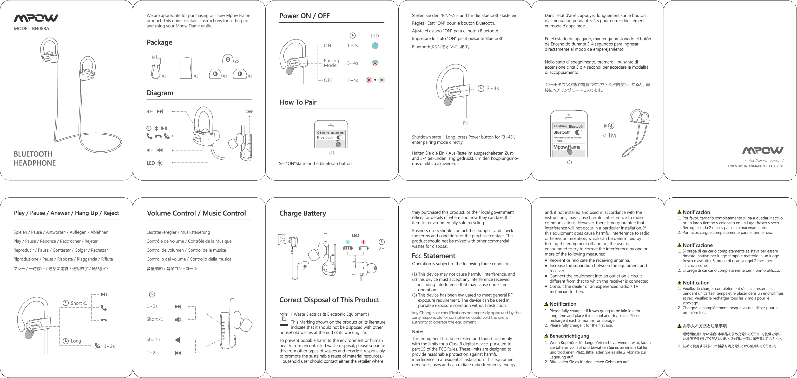 Bpm Headphones Bluetooth Manual