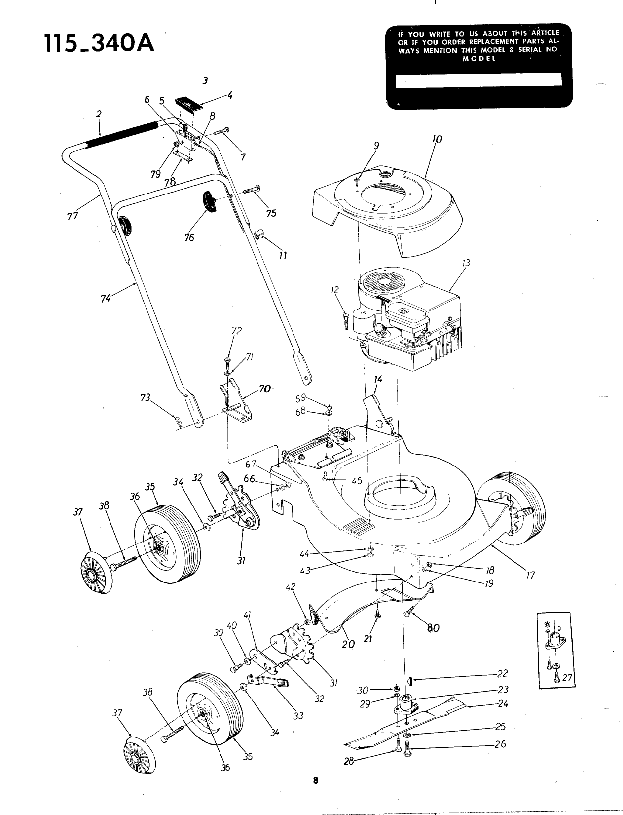 Page 8 of 12 - MTD 115-340A User Manual  To The Fa3bde71-0cb4-4521-9429-03e59dce021a