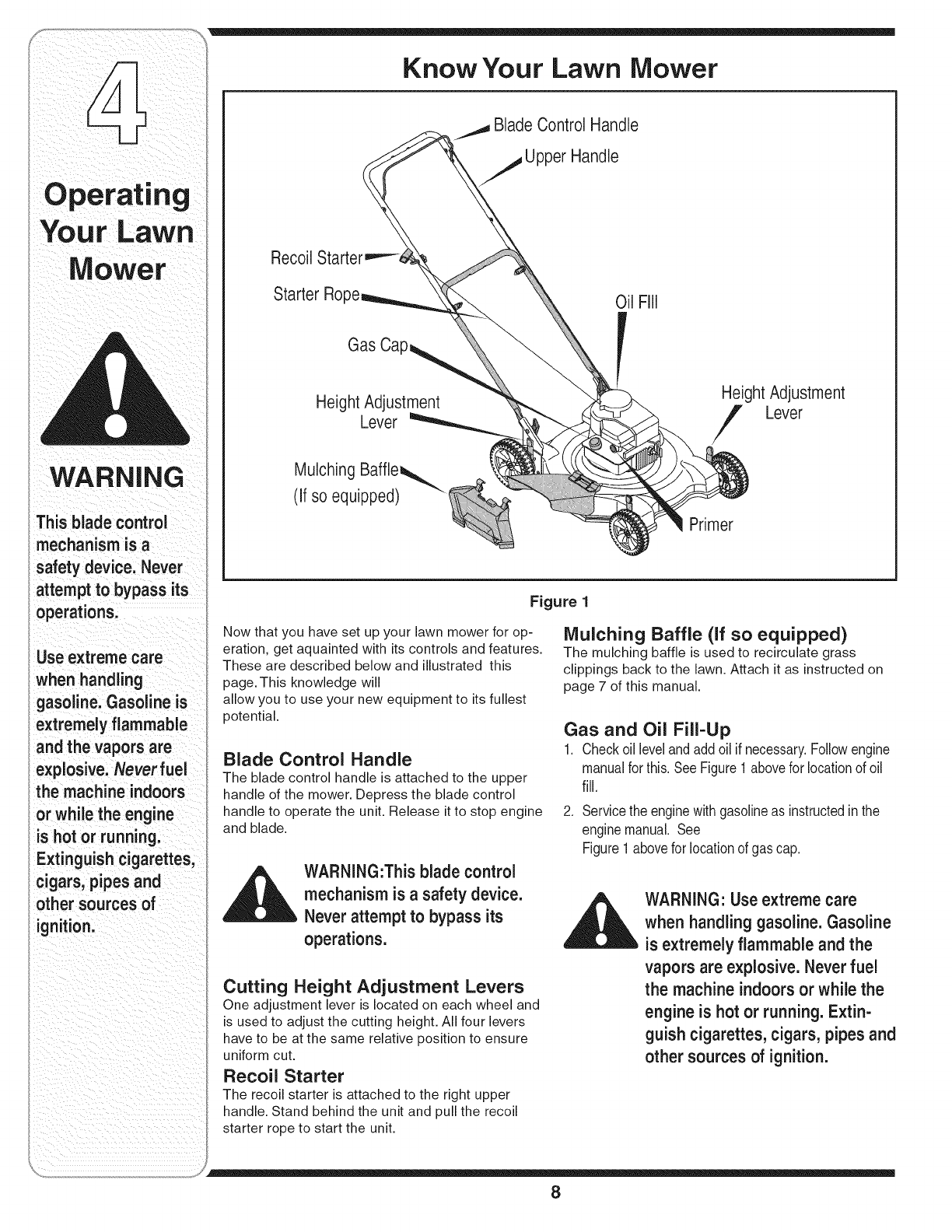MTD 11A 084E729 User Manual LAWN MOWER Manuals And Guides 1107386L