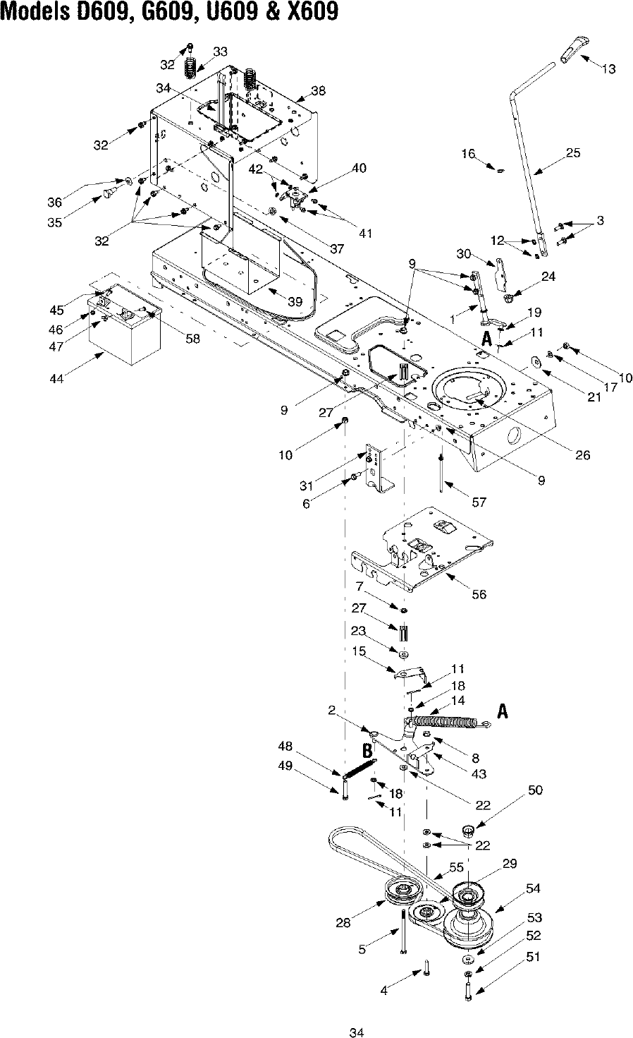 Mtd Variable Speed Pulley Diagram - Diagram For You