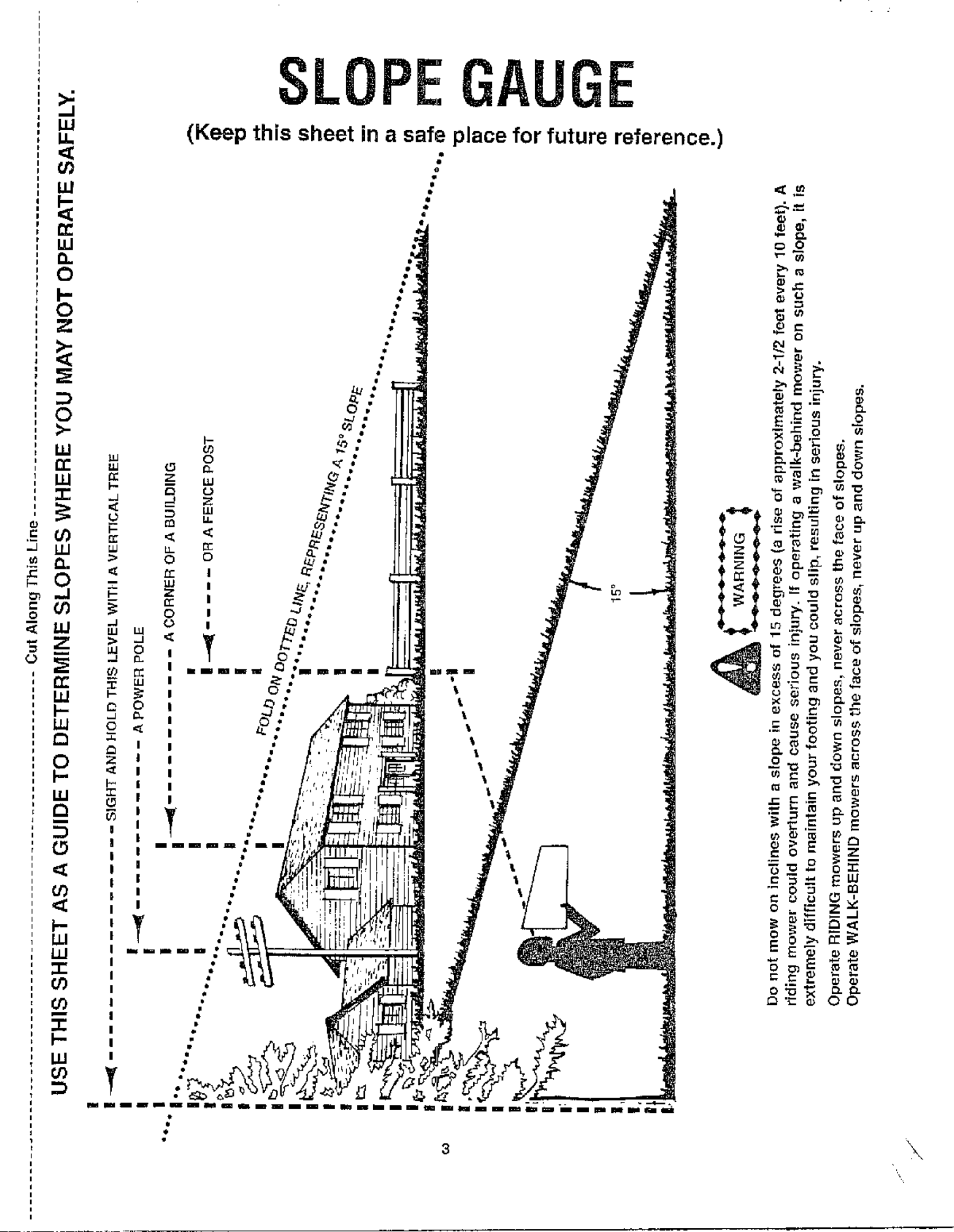 Page 3 of 8 - MTD 1463834H401 User Manual  HYDROSTATIC TRACTOR - Manuals And Guides WL000124