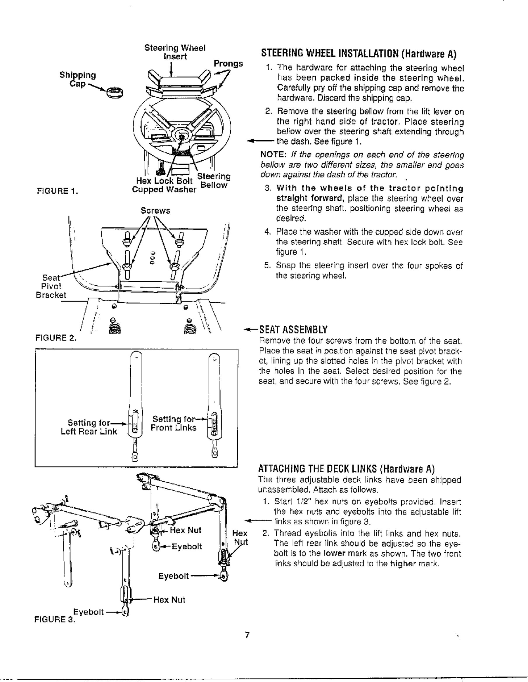Page 7 of 8 - MTD 1463834H401 User Manual  HYDROSTATIC TRACTOR - Manuals And Guides WL000124