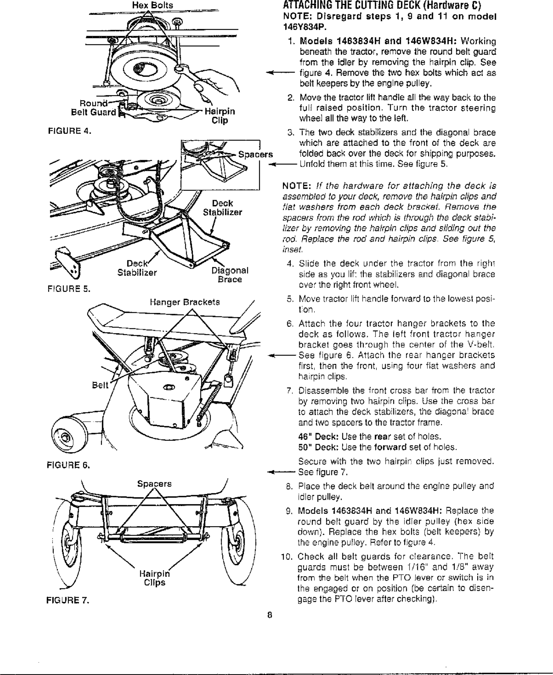 Page 8 of 8 - MTD 1463834H401 User Manual  HYDROSTATIC TRACTOR - Manuals And Guides WL000124