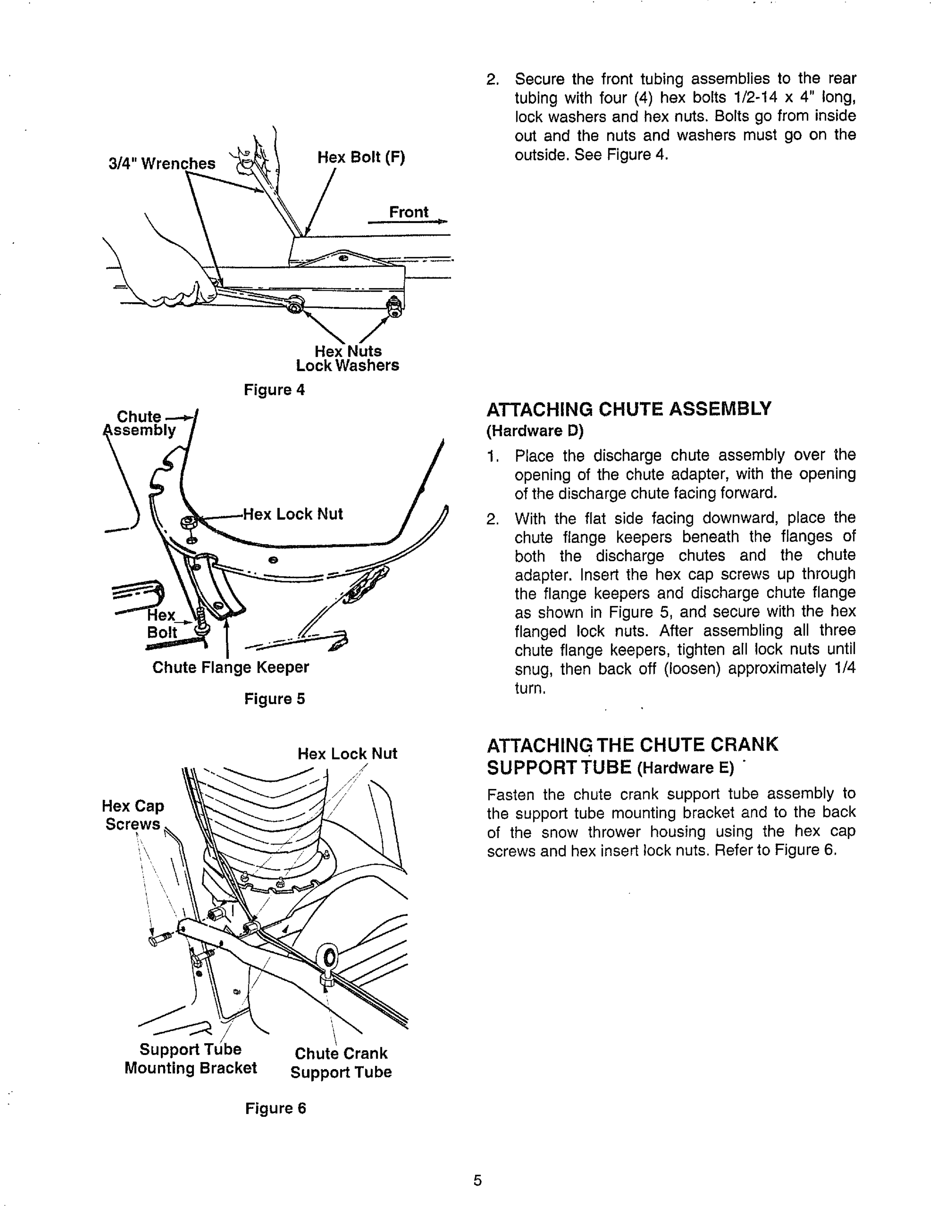 Page 5 of 6 - MTD 190-624-000 User Manual  SNOW THROWER ATTACHMENT - Manuals And Guides WL000151