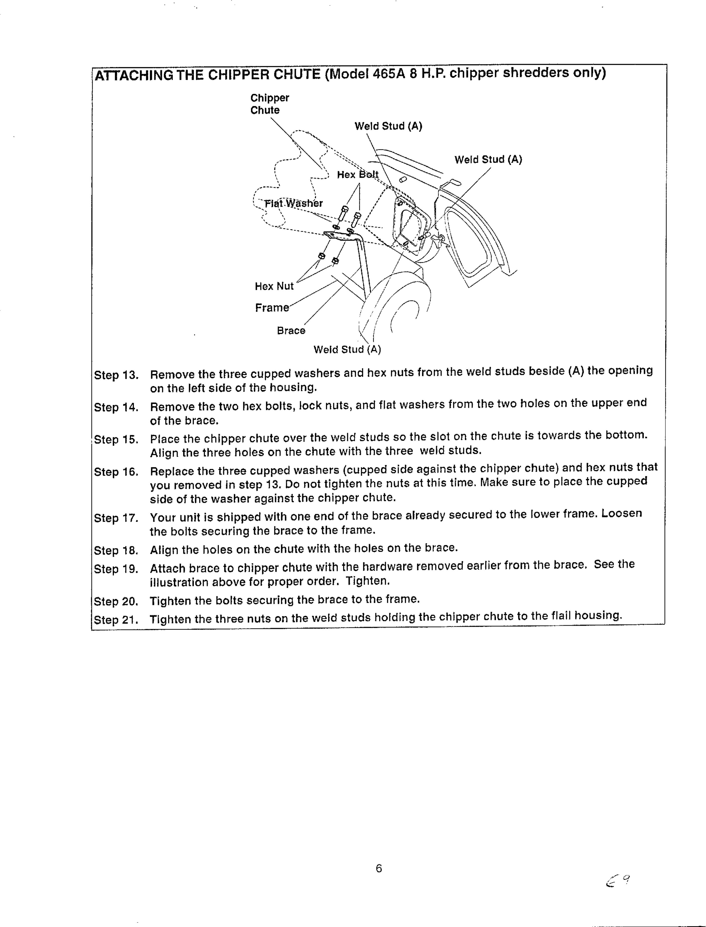 Page 6 of 8 - MTD 247462B000 User Manual  CHIPPER/SHREDDER - Manuals And Guides WL000209