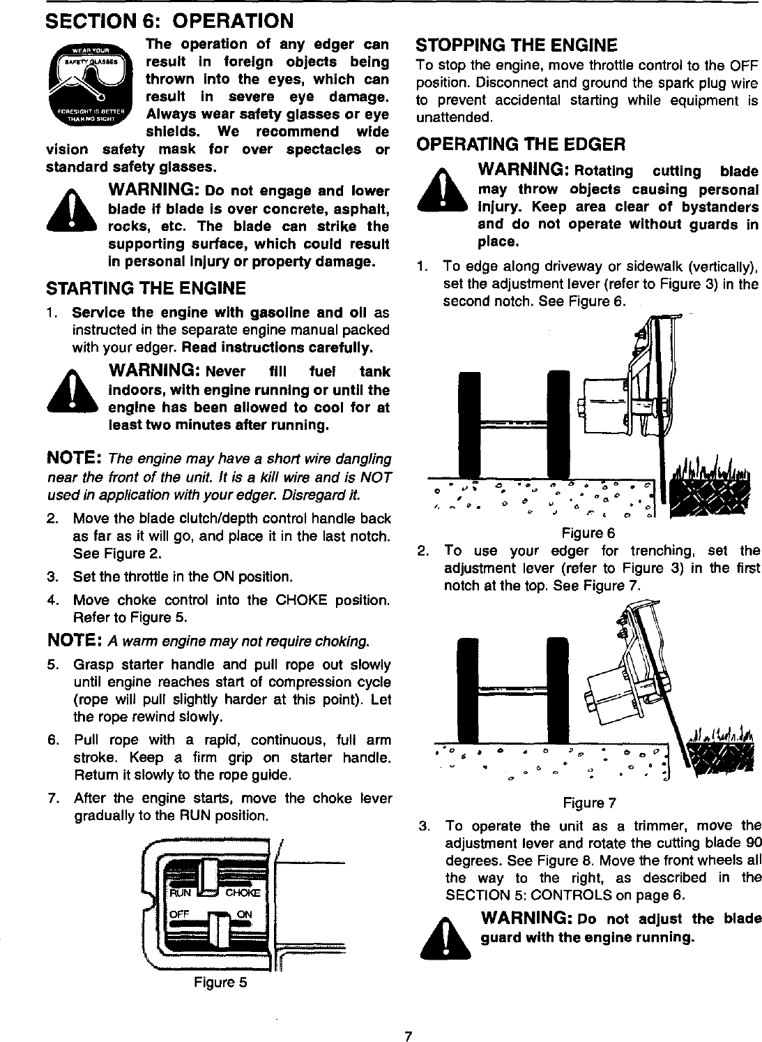 Page 7 of 12 - MTD 588 User Manual  EDGER - Manuals And Guides L9910232