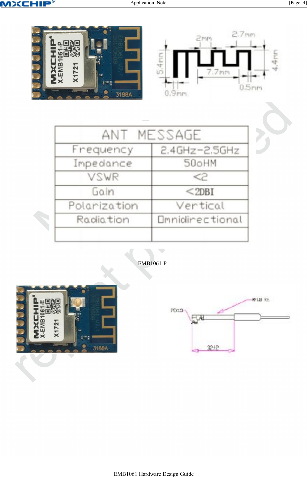 Application Note [Page 4]EMB1061 Hardware Design GuideEMB1061-P