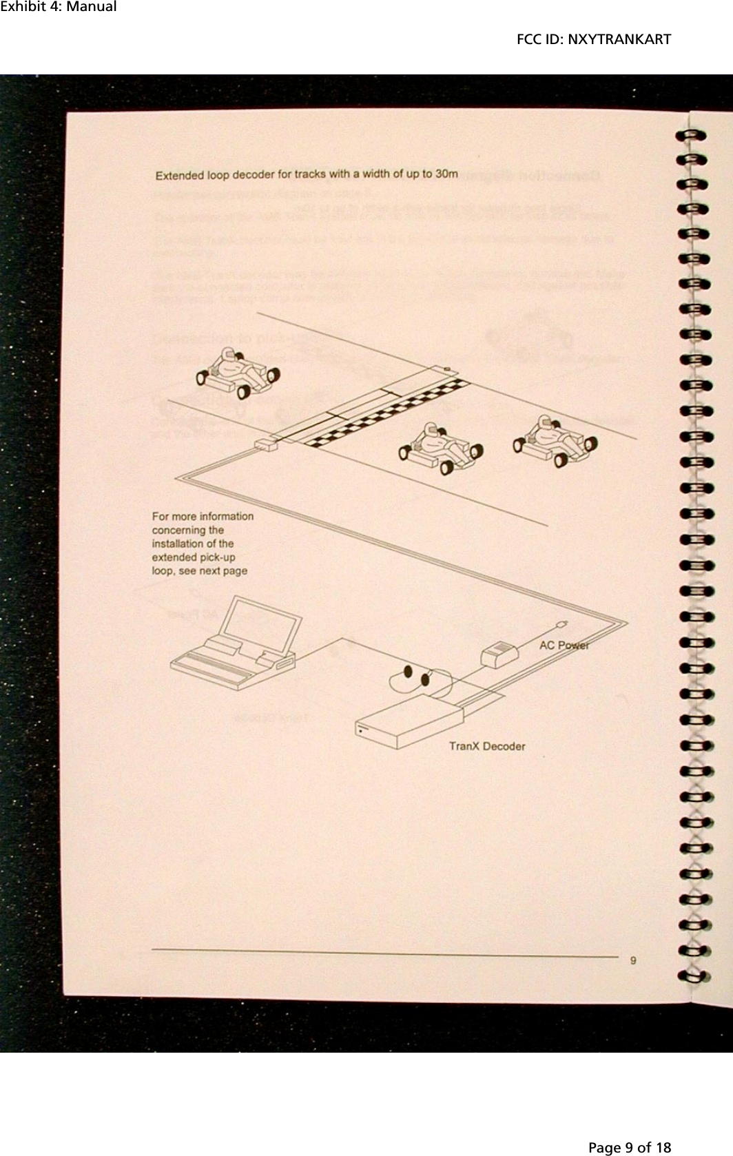 Exhibit 4: ManualFCC ID: NXYTRANKARTPage 9 of 18