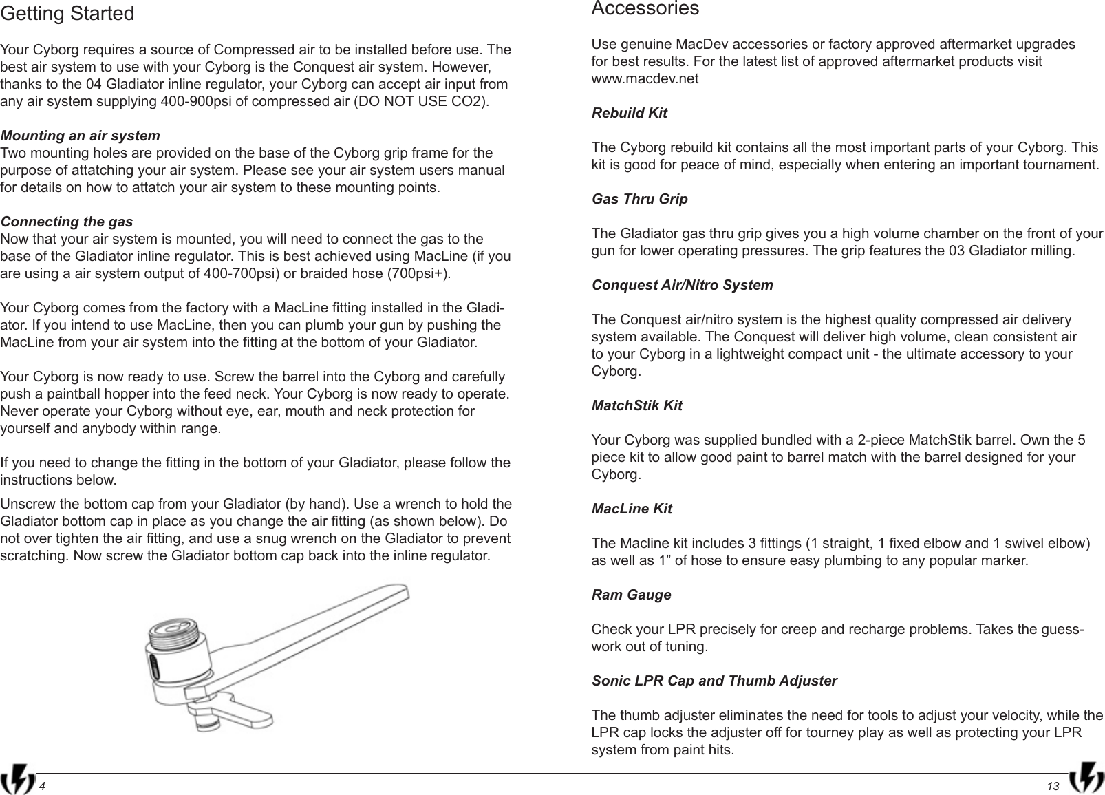 Page 4 of 8 - Macdev Macdev-Cyborg-V1-02-Users-Manual-  Macdev-cyborg-v1-02-users-manual