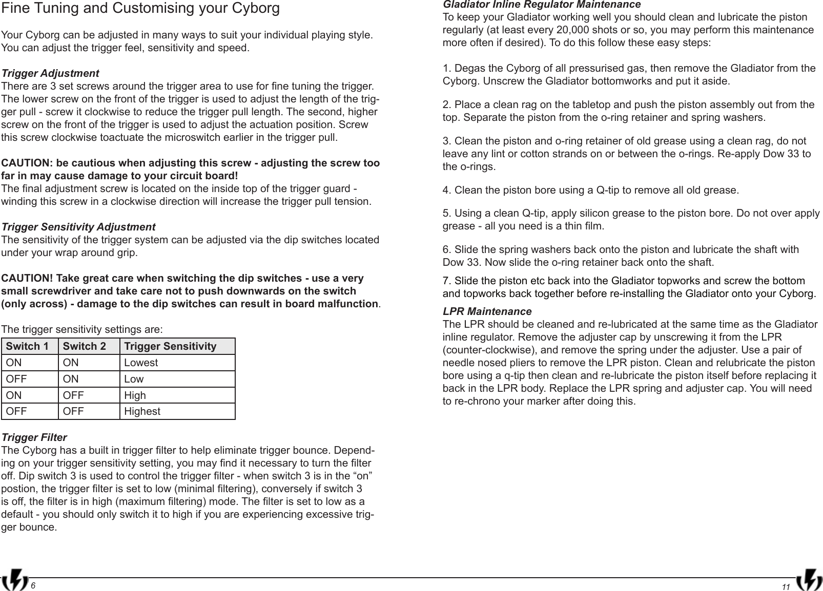 Page 6 of 8 - Macdev Macdev-Cyborg-V1-02-Users-Manual-  Macdev-cyborg-v1-02-users-manual
