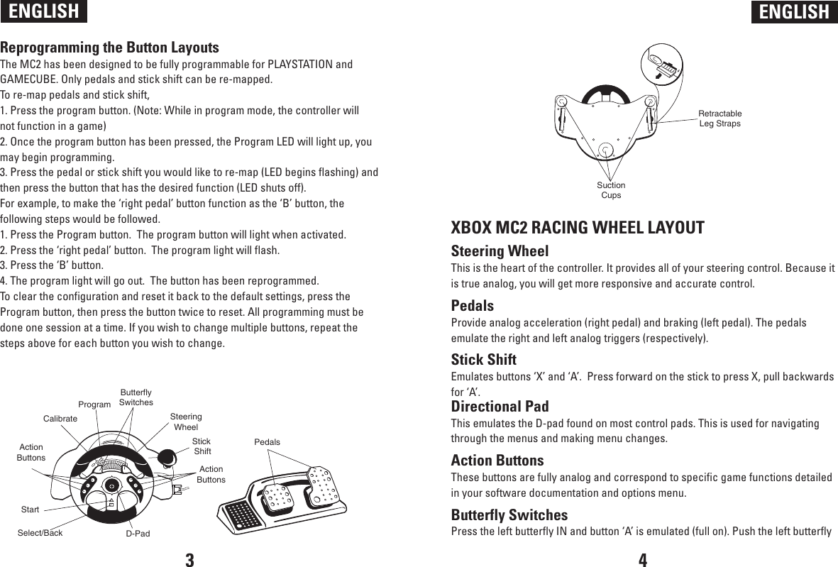 Page 2 of 6 - Mad-Catz Mad-Catz-Mc2-Racing-Wheel-Users-Manual- ManualsLib - Makes It Easy To Find Manuals Online!  Mad-catz-mc2-racing-wheel-users-manual