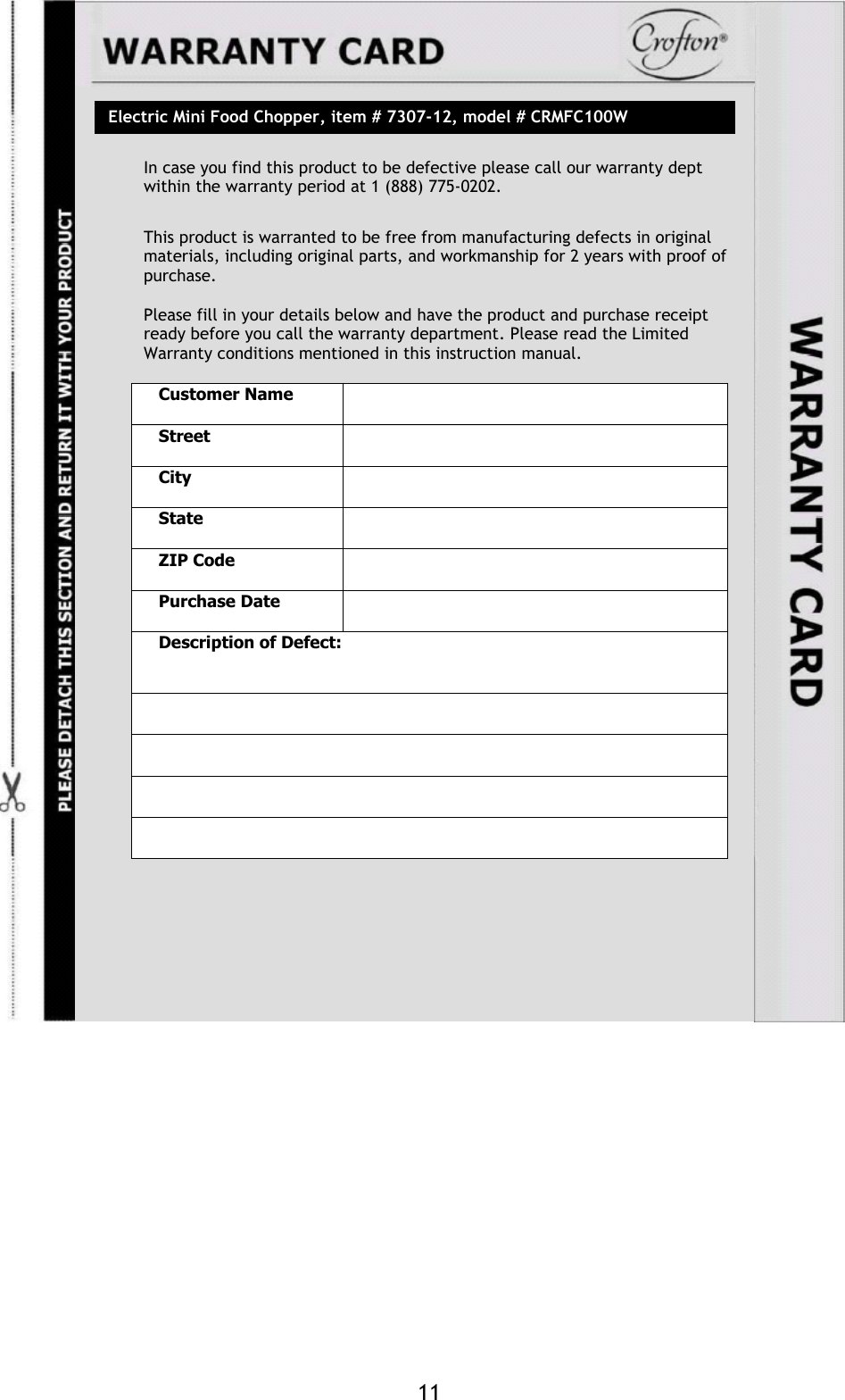 Page 11 of 12 - Magic-Chef Magic-Chef-Crmfc100W-Owners-Manual W14A4686 STEAM DRY IRON