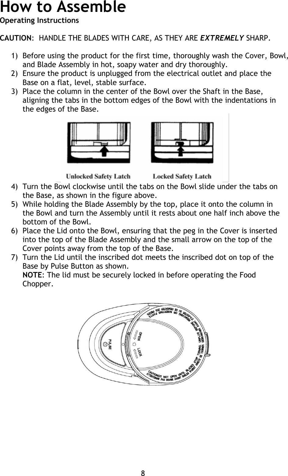 Page 8 of 12 - Magic-Chef Magic-Chef-Crmfc100W-Owners-Manual W14A4686 STEAM DRY IRON