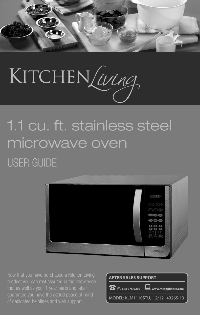 Magic Chef Klm1110Stu Owners Manual CMO_KLM1110STU_HalfLetter
