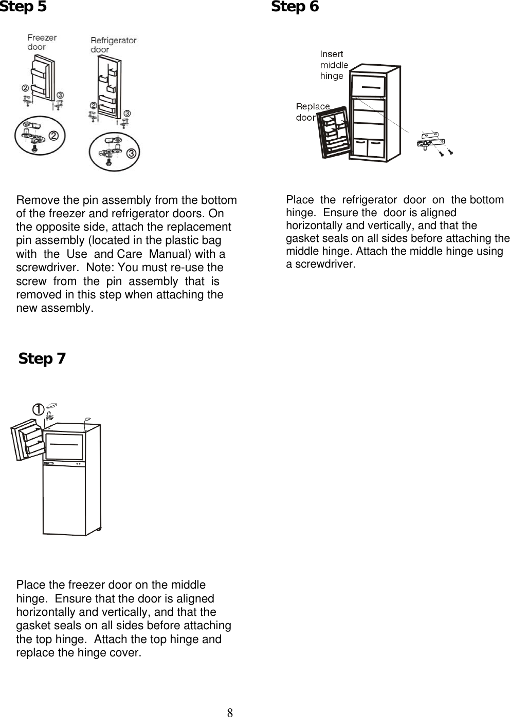 Page 8 of 10 - Magic-Chef Magic-Chef-Mcbr1020W-Owners-Manual - MCBR1020W  Manual