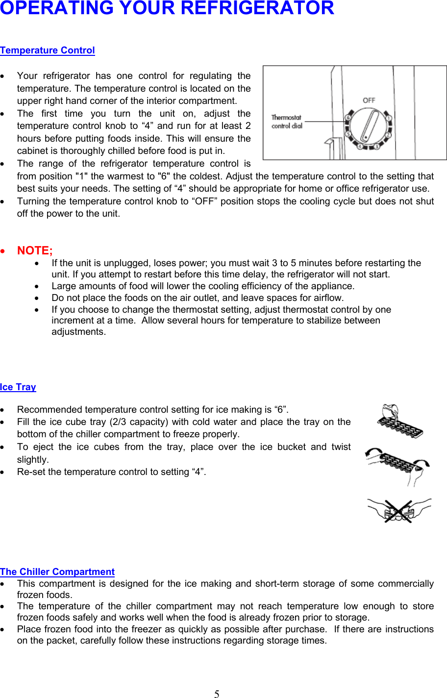 Page 6 of 11 - Magic-Chef Magic-Chef-Mcbr170B-Users-Manual Manual For MCBR170W.B _English_ - 4.25.07