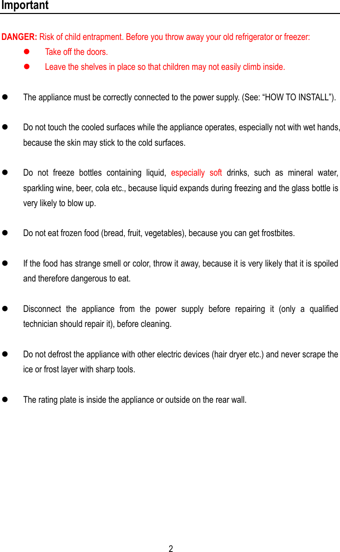 Page 3 of 10 - Magic-Chef Magic-Chef-Mcbr980W-Users-Manual MCBR980W Of 2003-12