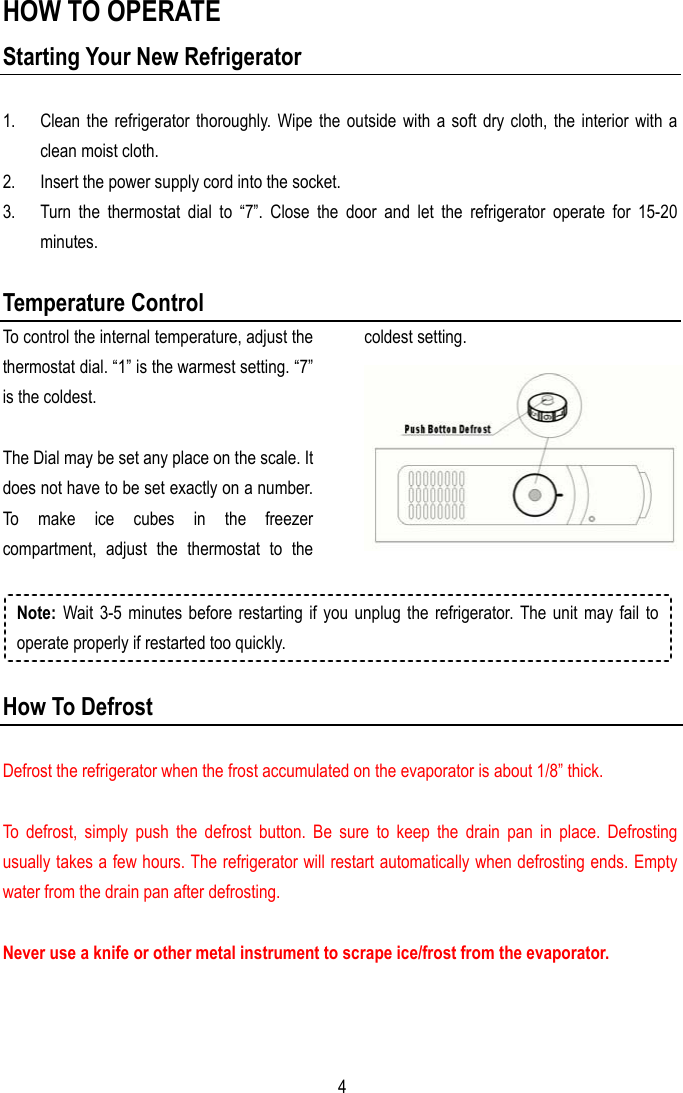 Page 5 of 10 - Magic-Chef Magic-Chef-Mcbr980W-Users-Manual MCBR980W Of 2003-12