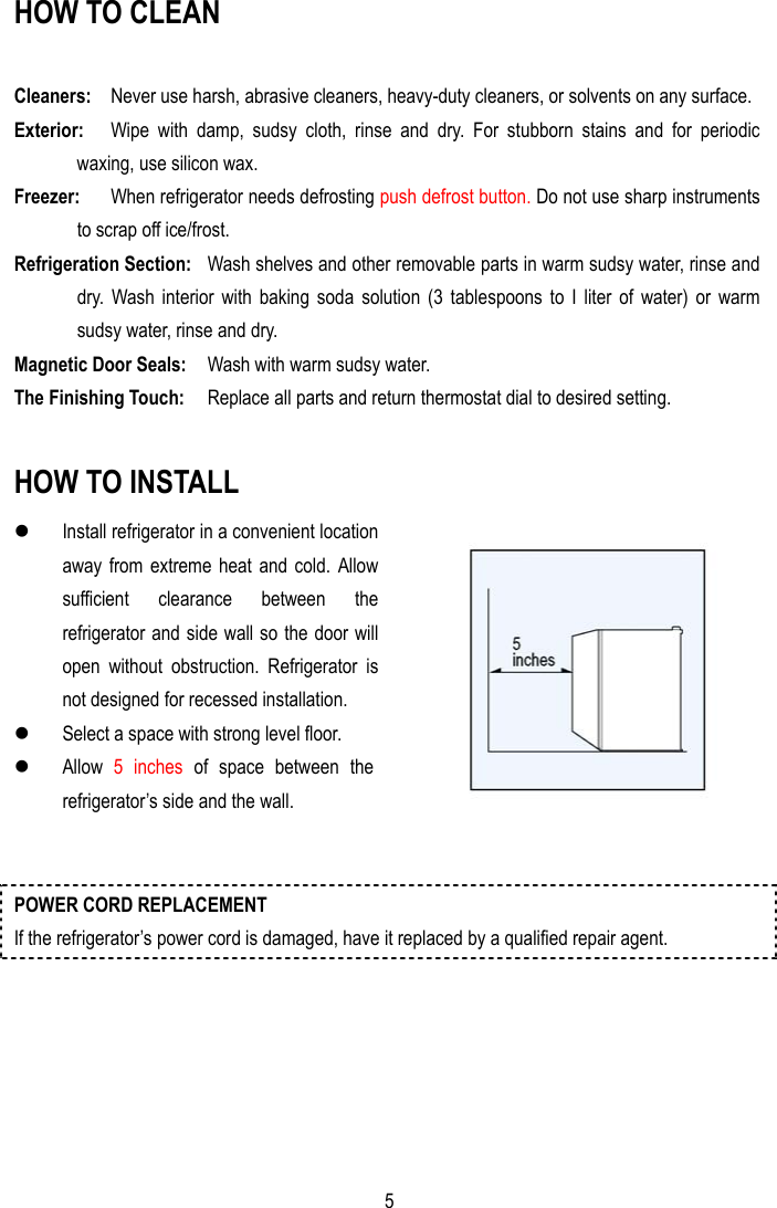 Page 6 of 10 - Magic-Chef Magic-Chef-Mcbr980W-Users-Manual MCBR980W Of 2003-12