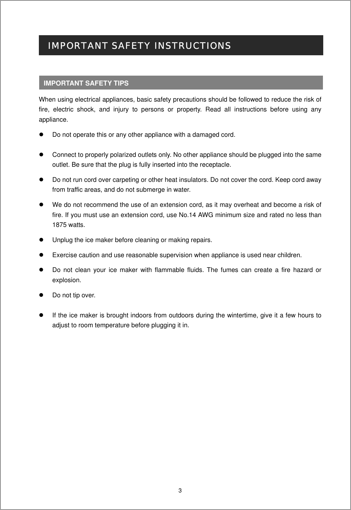 Page 4 of 10 - Magic-Chef Magic-Chef-Mcim30Tw-Owners-Manual PARAMETERS & CIRCUIT DIAGRAM