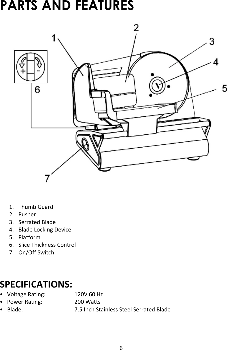 Page 6 of 9 - Magic-Chef Magic-Chef-Mcsfs200Sv-Users-Manual-  Magic-chef-mcsfs200sv-users-manual