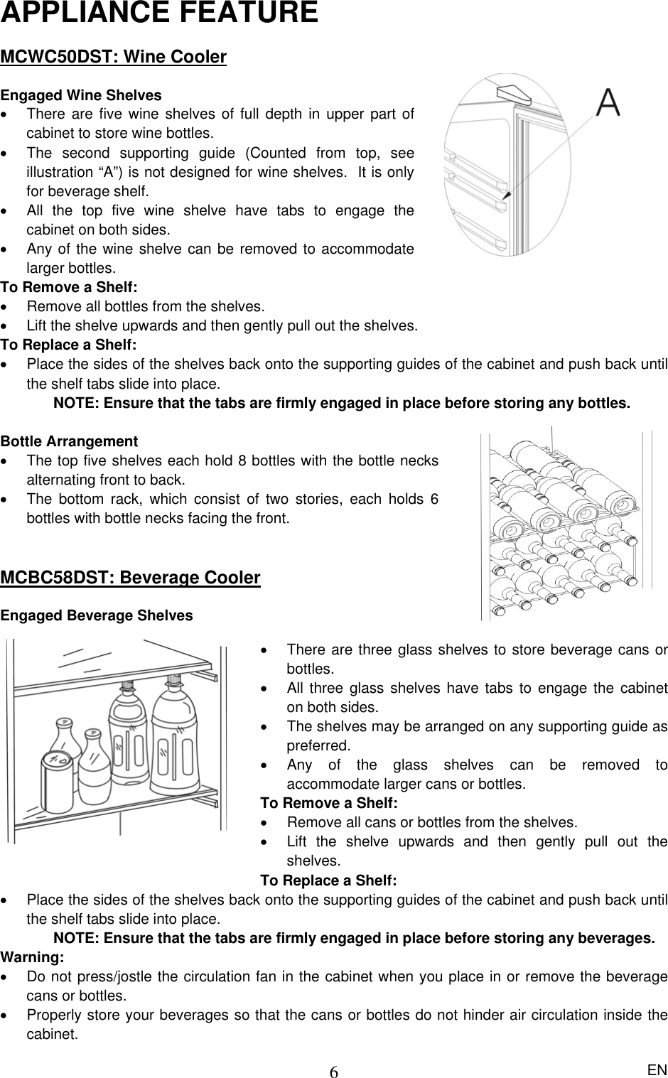 Page 7 of 12 - Magic-Chef Magic-Chef-Mcwc50Dst-Users-Manual-  Magic-chef-mcwc50dst-users-manual