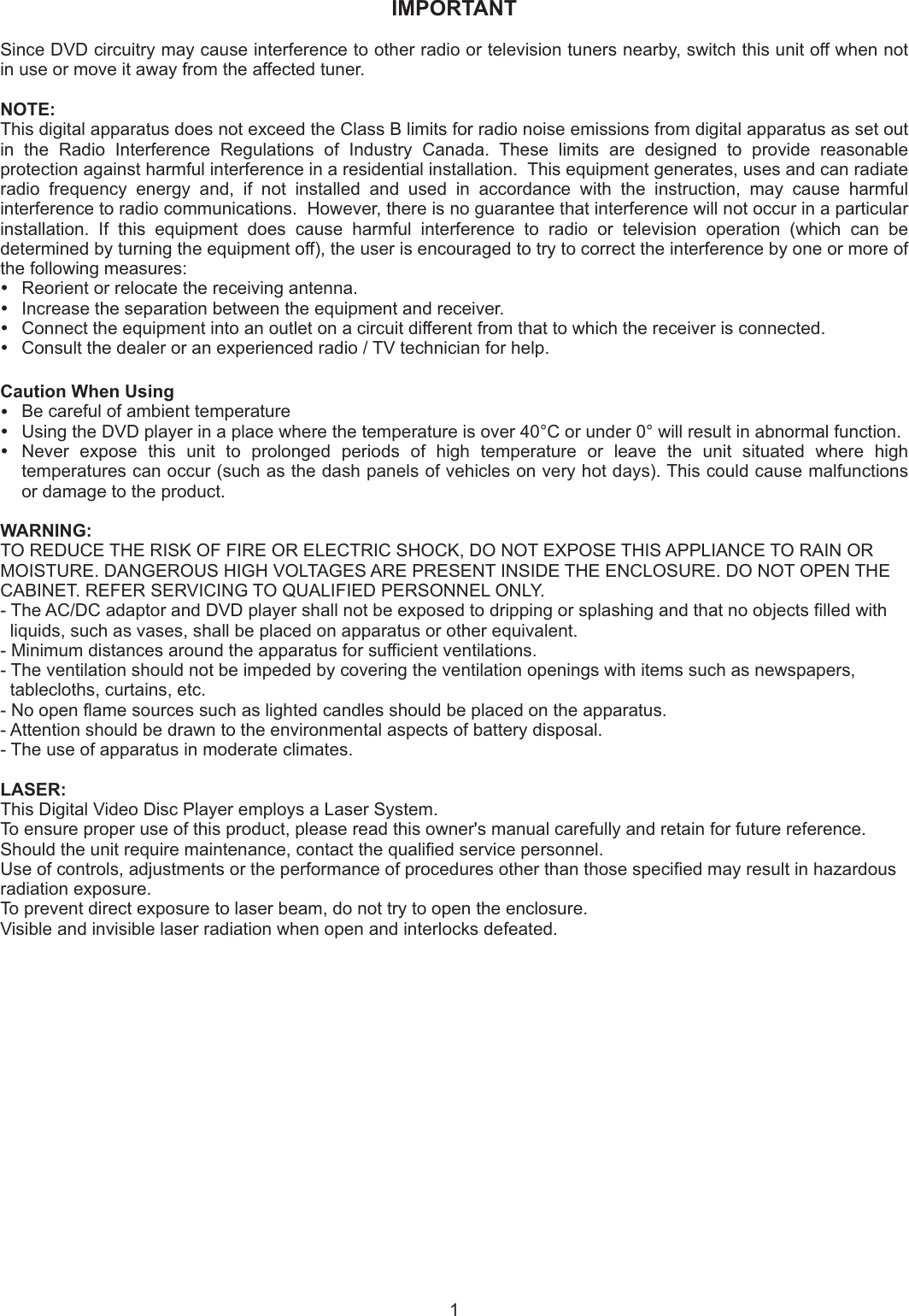 Page 2 of 8 - Magnasonic DVD850-2 DIB05103-DPX3290L-2CH-SUNPLUS... User Manual  To The F22548d9-55b8-4746-b976-577a3510b291