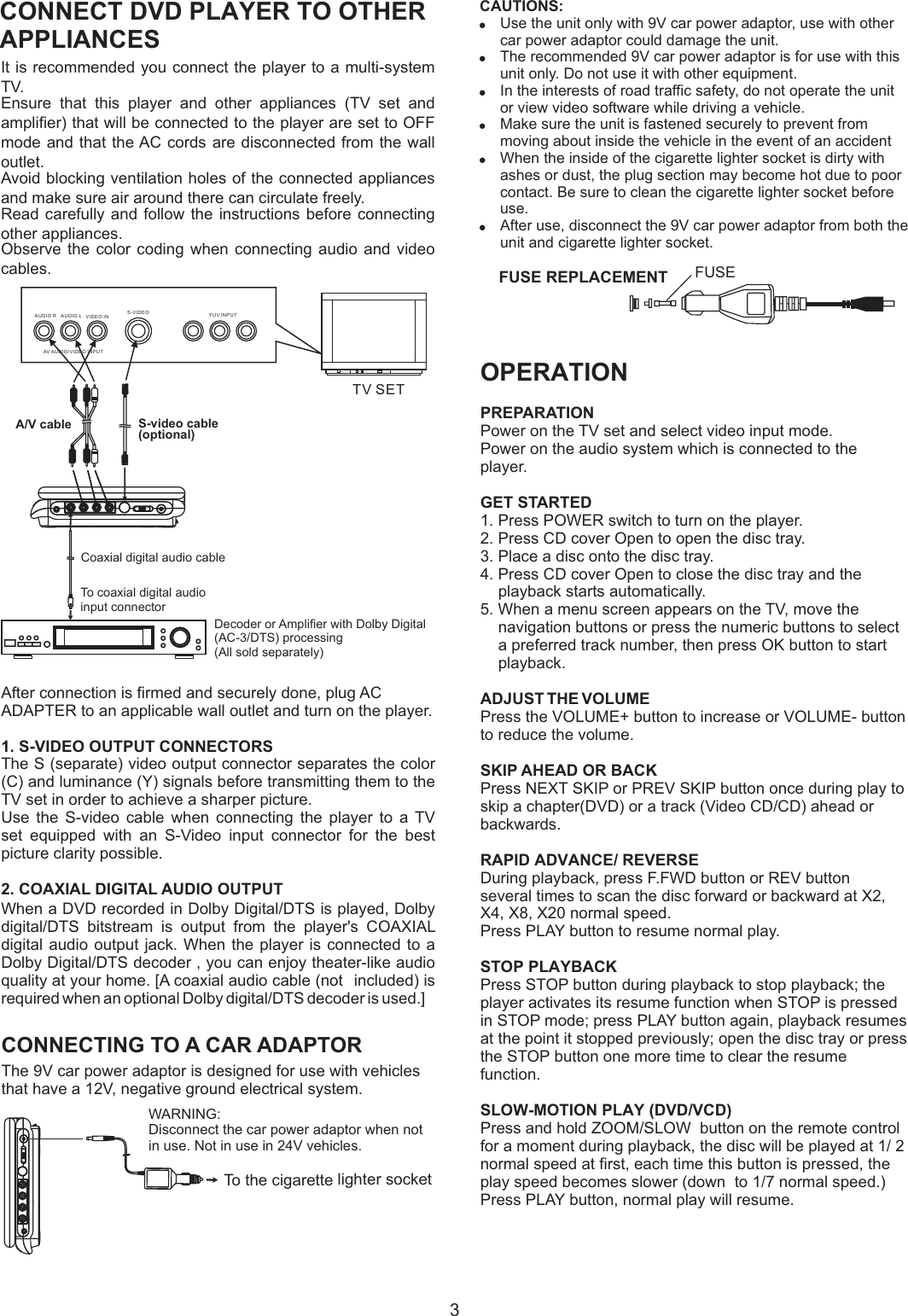 Page 4 of 8 - Magnasonic DVD850-2 DIB05103-DPX3290L-2CH-SUNPLUS... User Manual  To The F22548d9-55b8-4746-b976-577a3510b291