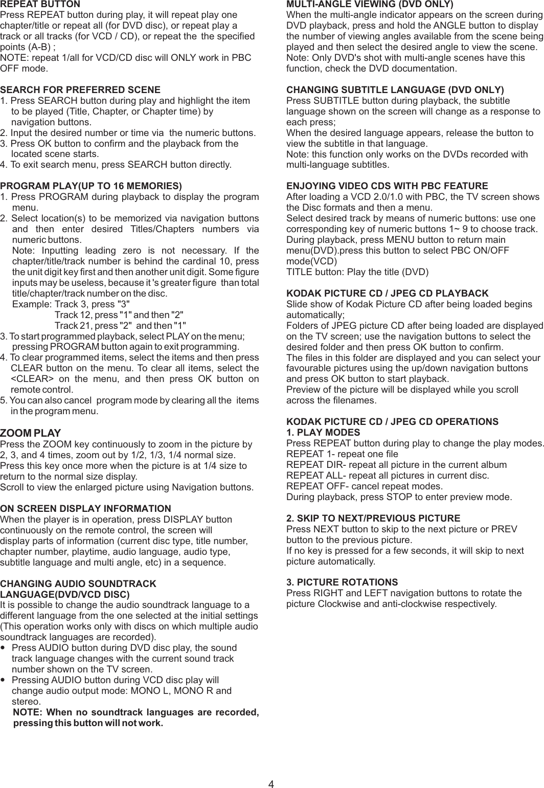 Page 5 of 8 - Magnasonic DVD850-2 DIB05103-DPX3290L-2CH-SUNPLUS... User Manual  To The F22548d9-55b8-4746-b976-577a3510b291