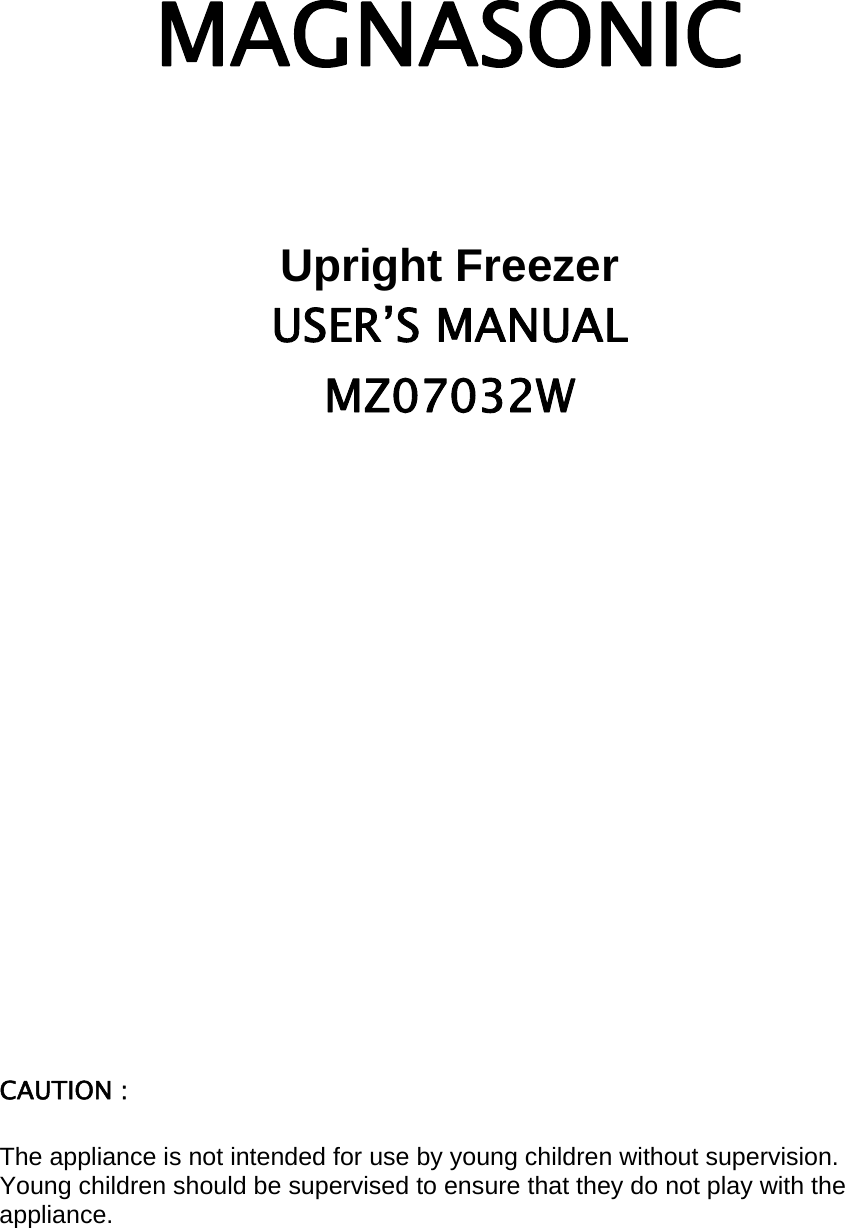 Page 2 of 6 - Magnasonic MZ07032W SYLVANIA User Manual  To The Be8fe457-9cde-4285-9129-b784f4456f1f