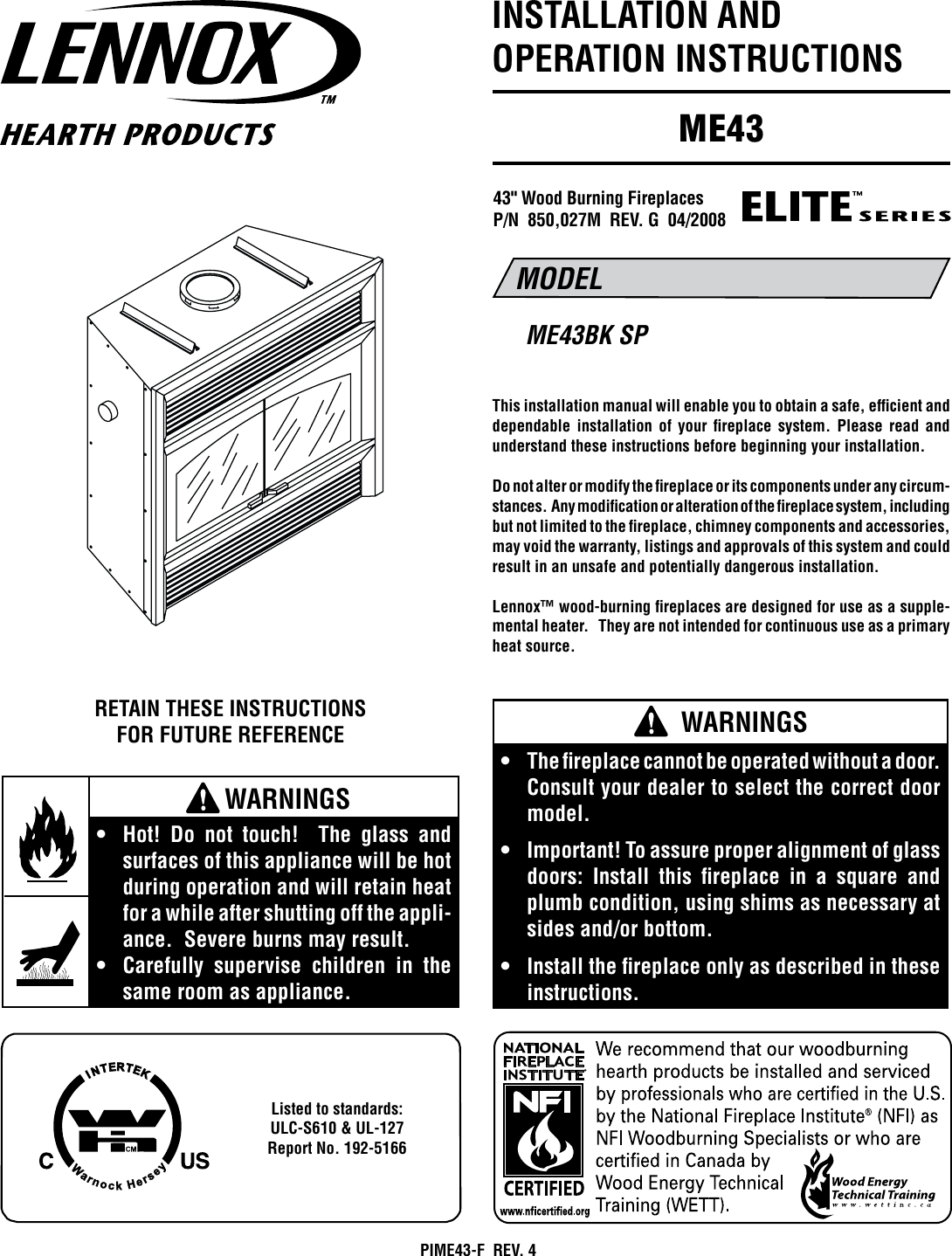 Magnavox Elite Me43bksp Users Manual