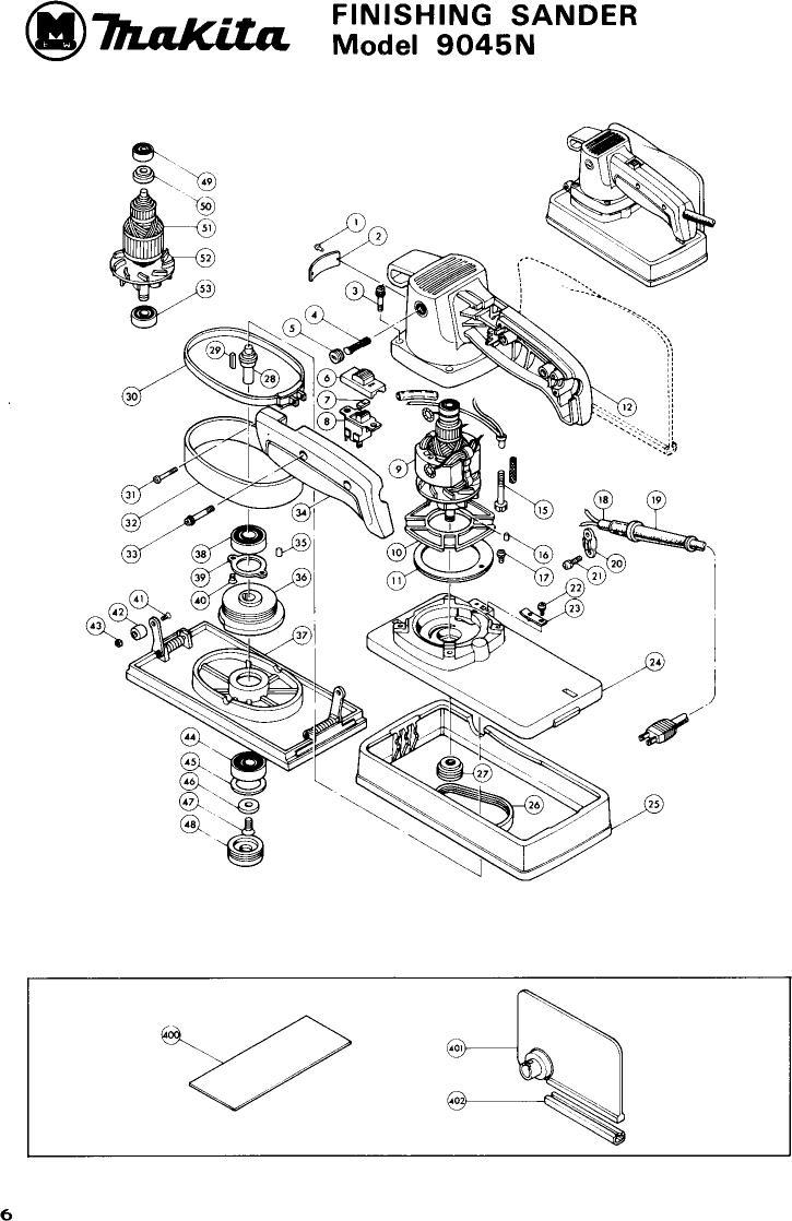 Page 6 of 8 - Makita 9045N User Manual  To The 113c543c-5d5e-471f-a994-5d70cfb64770