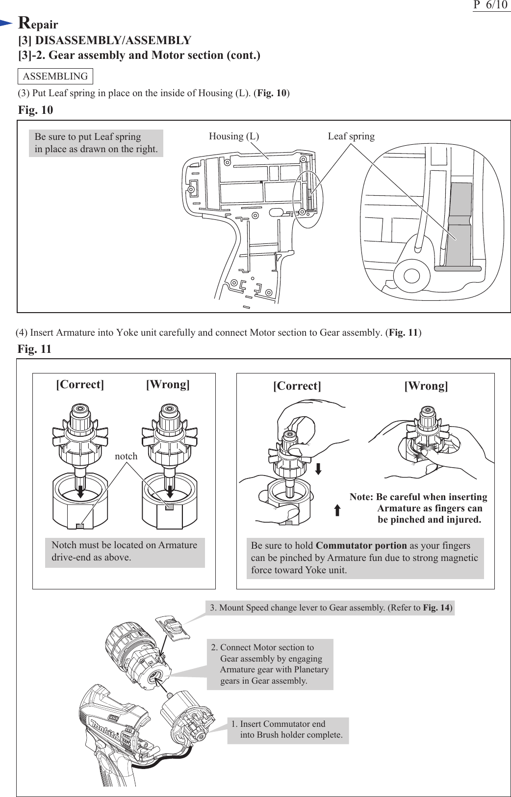 Page 6 of 10 - Makita BHP456(LXPHOL*1) BDF452-NP User Manual  To The 6da62906-d876-40e0-a23e-ff8a74ef895c