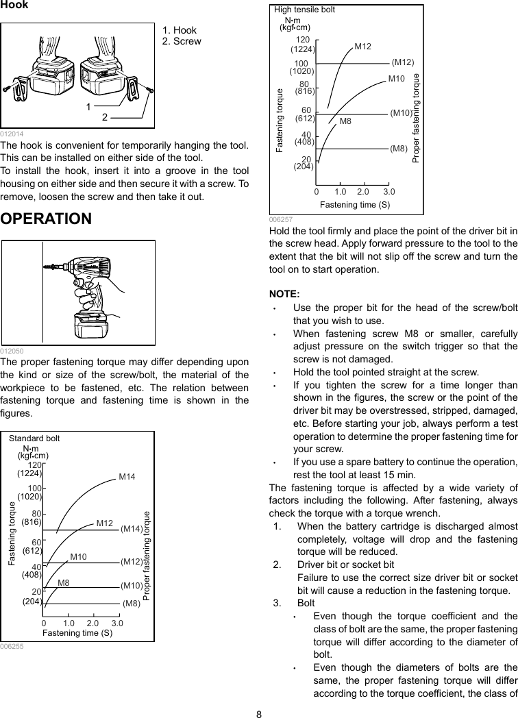 Page 8 of 12 - Makita BTD134 Manual User  To The C637b4f6-a3c5-4f1f-add9-50ac76d7e325