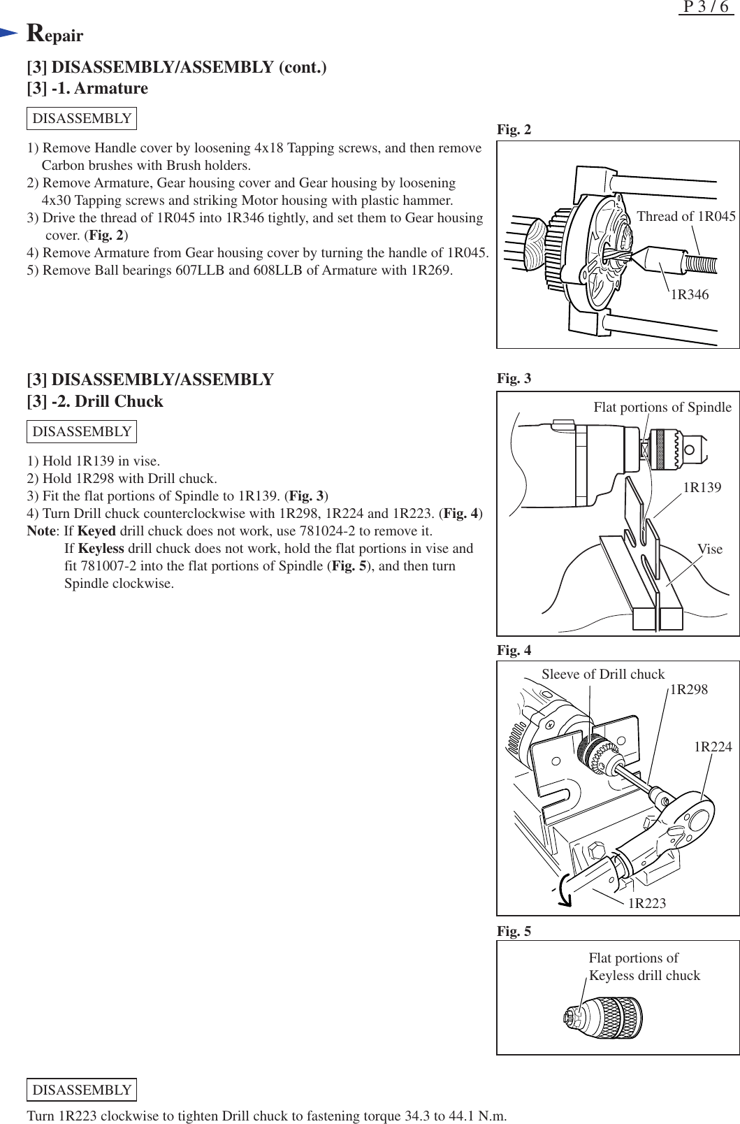 Page 3 of 6 - Makita HP1631 HP1630-NP01 User Manual  To The 84ad3f89-6d86-427d-960b-1891b0860f89