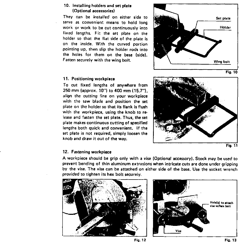 Page 10 of 11 - Makita LS1400 User Manual  14 MITER SAW - Manuals And Guides L0312163