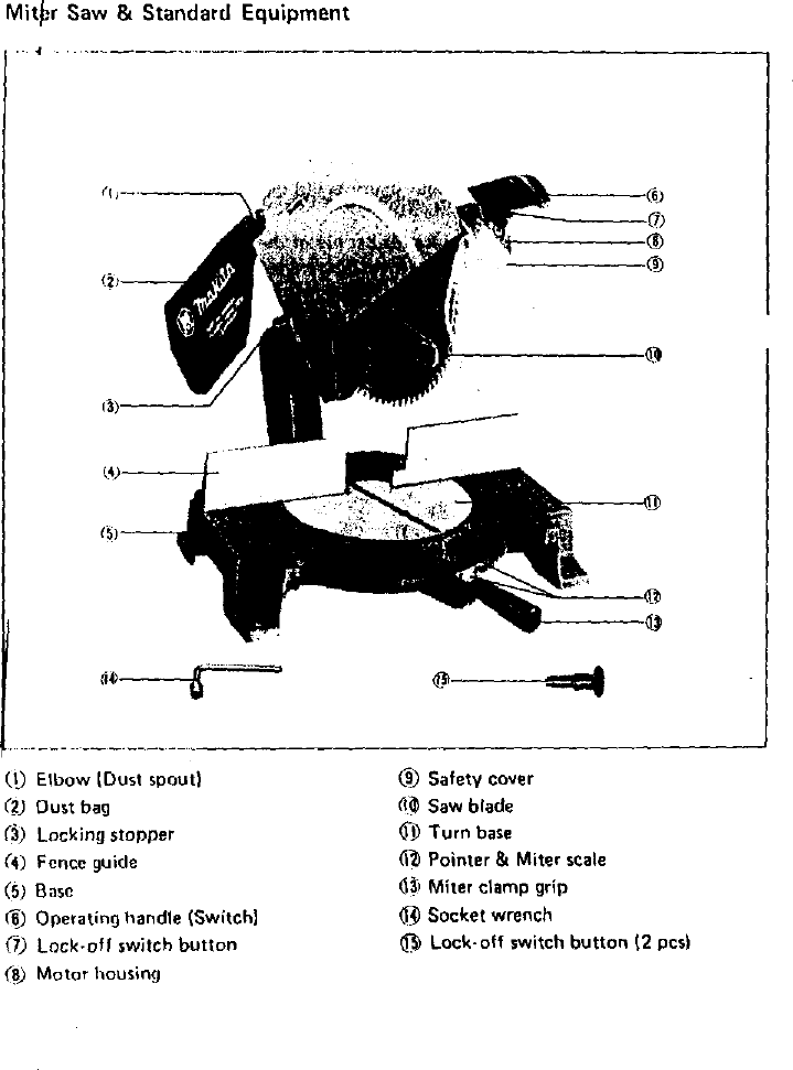 Page 4 of 11 - Makita LS1400 User Manual  14 MITER SAW - Manuals And Guides L0312163