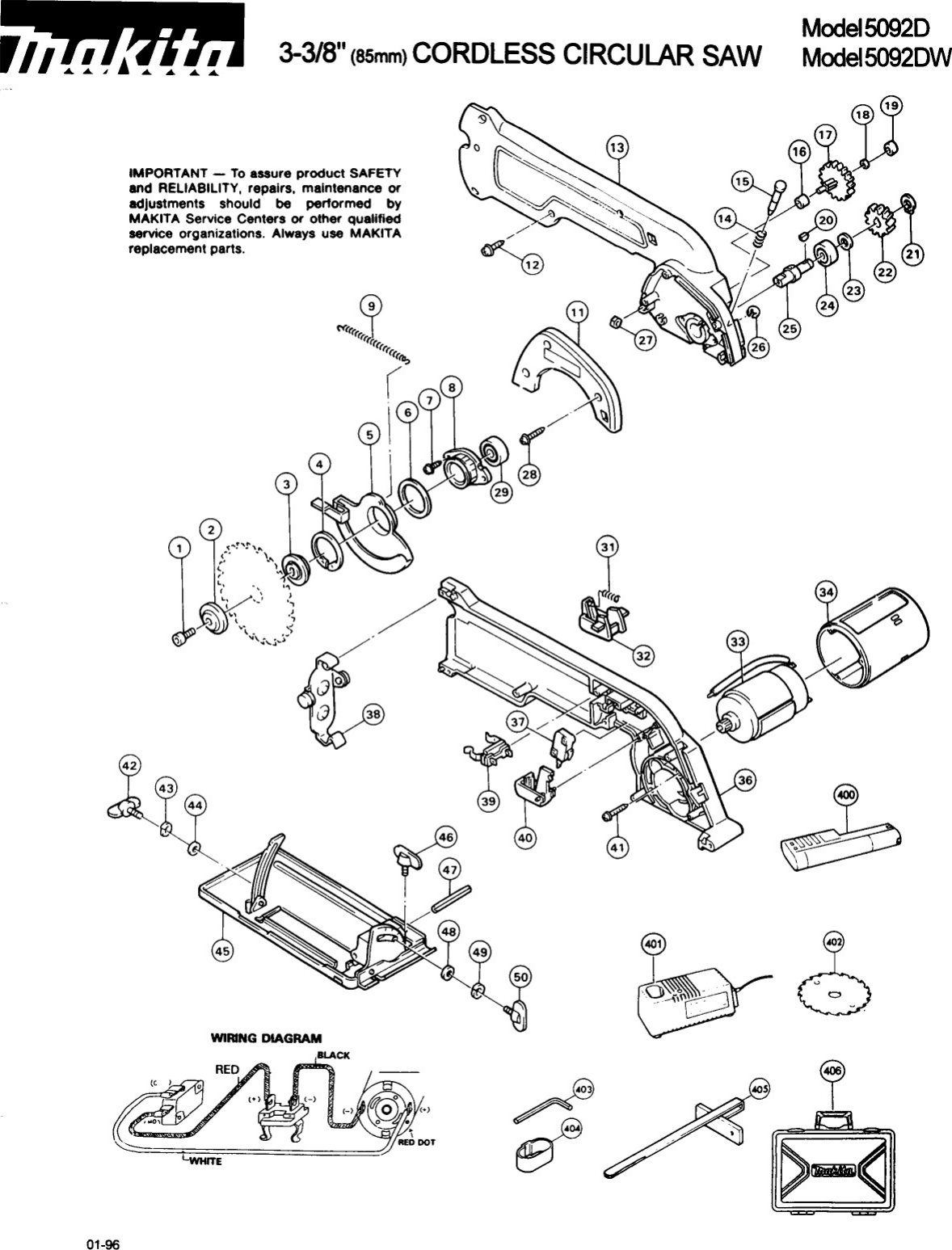 Page 1 of 2 - Makita Makita-5092D-Users-Manual-  Makita-5092d-users-manual