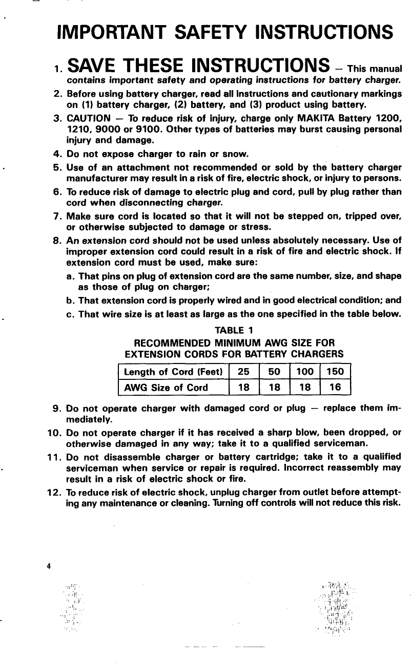 Page 4 of 12 - Makita Makita-6011D-Users-Manual-  Makita-6011d-users-manual