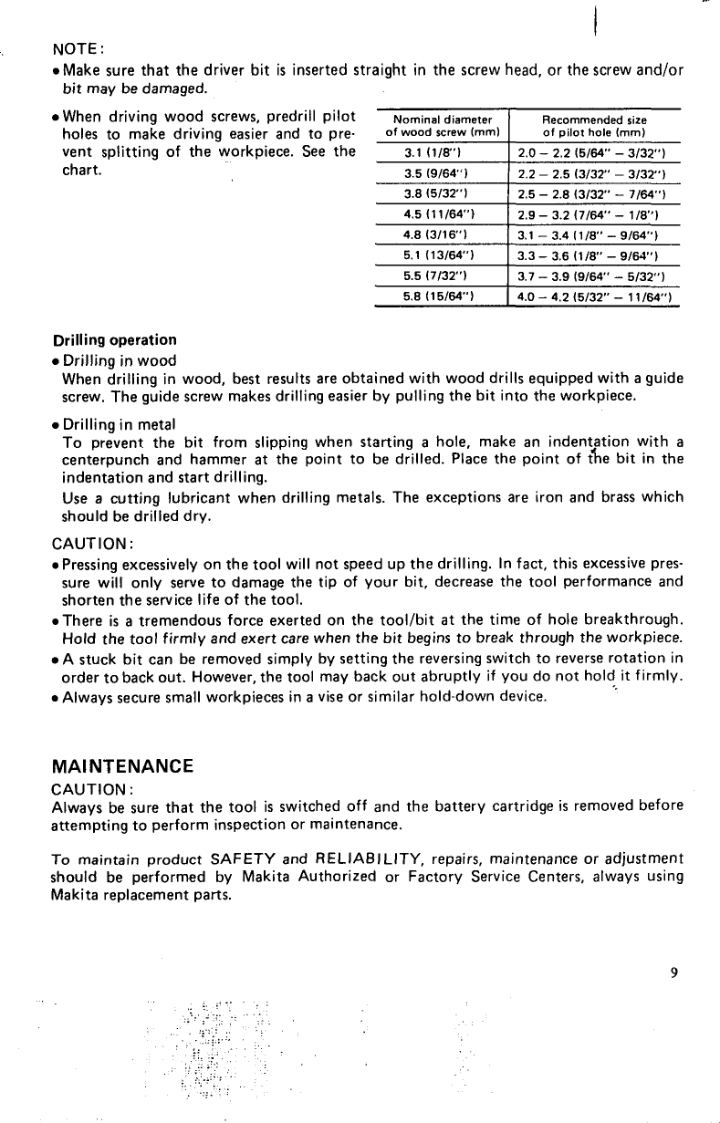 Page 9 of 12 - Makita Makita-6011D-Users-Manual-  Makita-6011d-users-manual