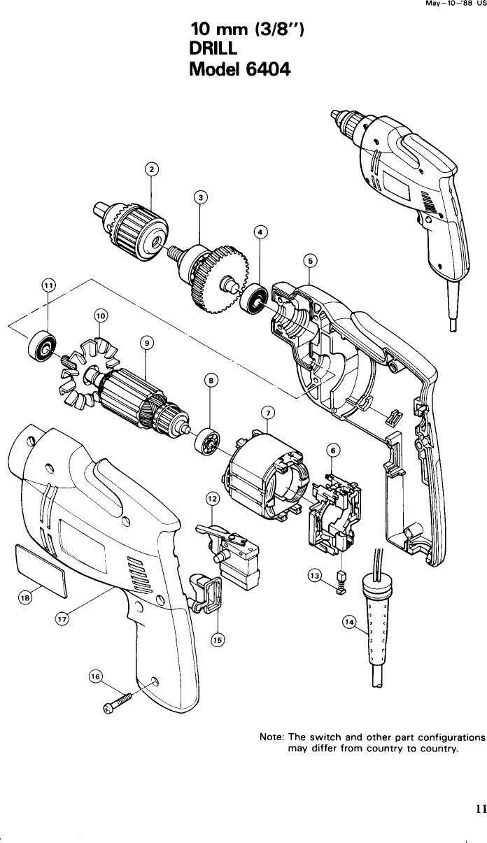 Page 10 of 11 - Makita Makita-6404-Users-Manual- Makita-6404-users-manual