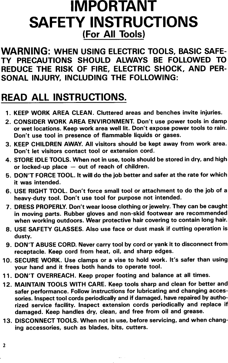 Page 2 of 11 - Makita Makita-6404-Users-Manual- Makita-6404-users-manual