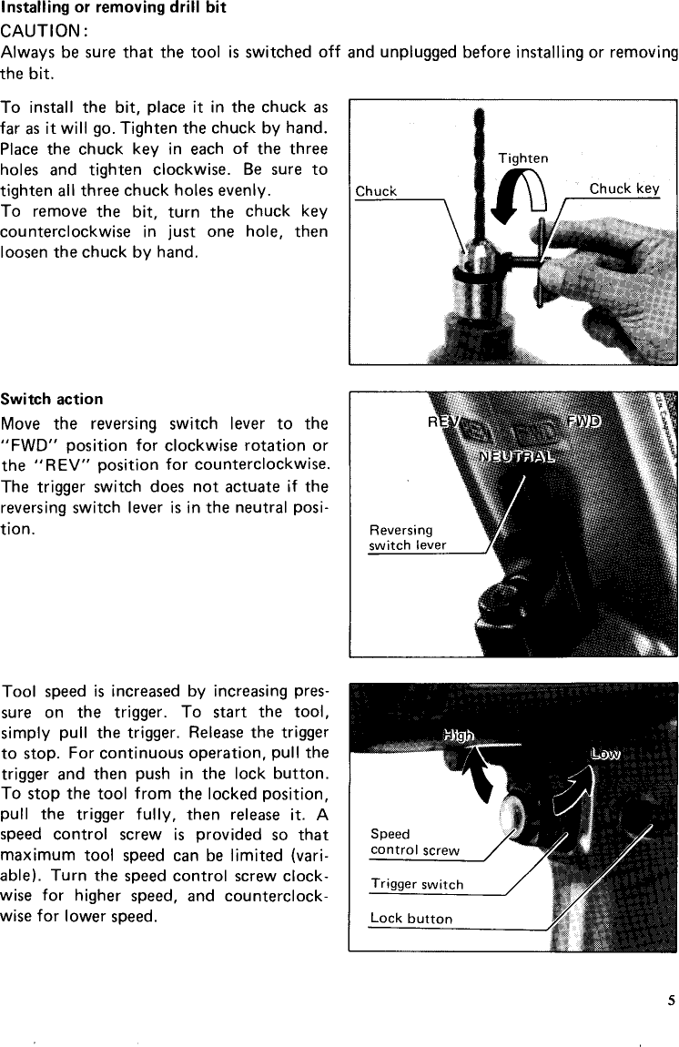 Page 5 of 11 - Makita Makita-6404-Users-Manual- Makita-6404-users-manual